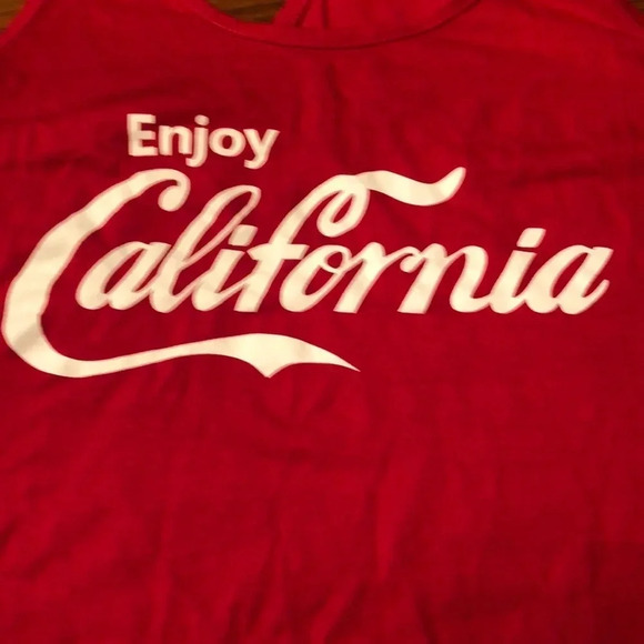 Enjoy California Tank Top Tee Shirt - Picture 1 of 4